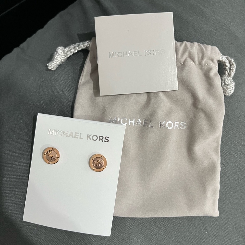 Michael Kors Earrings (NEVER WORN)